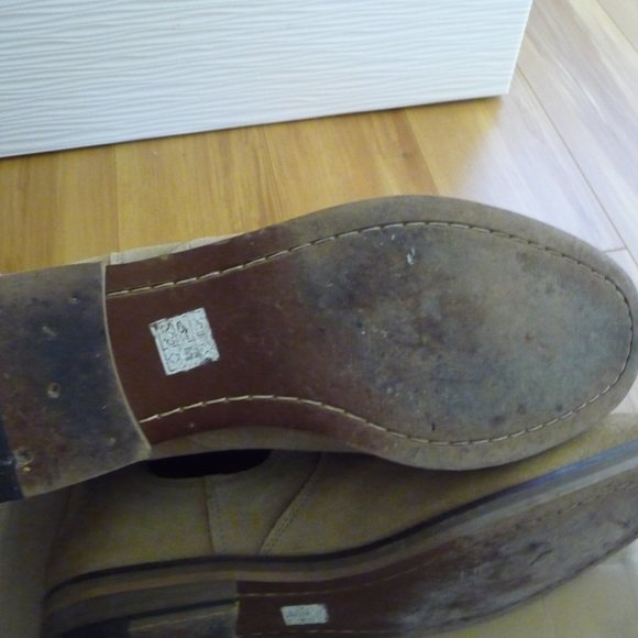 CREVO MEN S DENHAM CHELSEA BOOT TAN DISTRESSED GENUINE SUEDE SIZE 11 USED - Picture 7 of 10